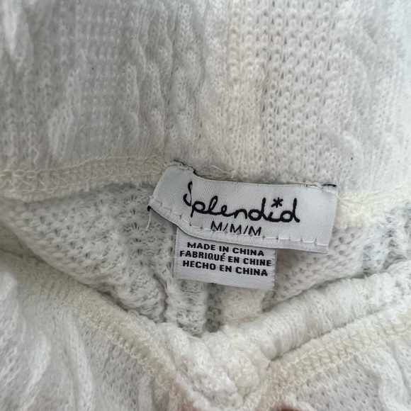 Splendid Ellie Cable Knit Set Ivory - Picture 10 of 14